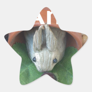 Bunny Home Honey Home Home Ster Sticker