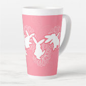 Bunny Hop Fun Latte Mok (Rechterhoek)