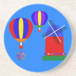 Bunny Hot Air ballon #1 Onderzetter