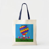 Bunny Hot Air ballon #3 Canvas tas (Voorkant)