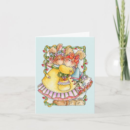 Bunny Hug - Carte Valentine (Devant)