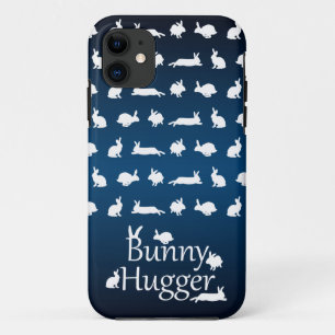 Bunny Hugger iPhone 5 Hoesje (Donker/Lichtblauw)