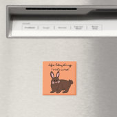 Bunny Humor Magneet (Insitu (Vaatwasser))