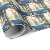 Bunny in bubbelbad cadeaupapier (Rol Hoek)