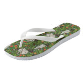 Bunny in de Briar Patch Chintz Teenslippers (Schuin)