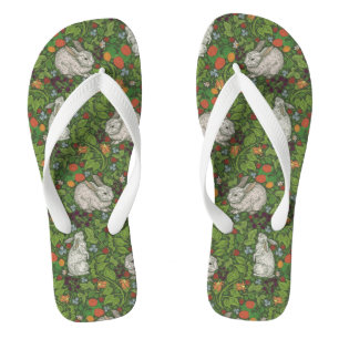 Bunny in de Briar Patch Chintz Teenslippers