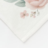 Bunny in een jurk fleece deken (Hoek)