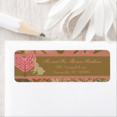 Bunny in Magic Forest Custom Adresetiketten Etiket (Insitu)
