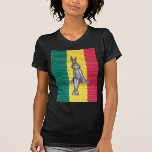 Bunny in Rasta Kleuren: Een vleugje Groovy Art Pri T-shirt