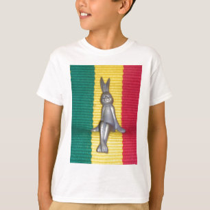 Bunny in Rasta Kleuren: Een vleugje Groovy T-shirt