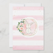 Bunny Invitation d'anniversaire (Dos)