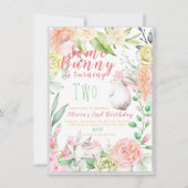 Bunny Invitation d'anniversaire (Devant)