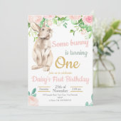 Bunny Invitation d'anniversaire, 1er Invitation d' (Debout devant)