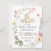 Bunny Invitation d'anniversaire, Certains lapins e (Devant)