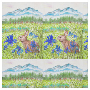 Bunny Iris Fields Stof