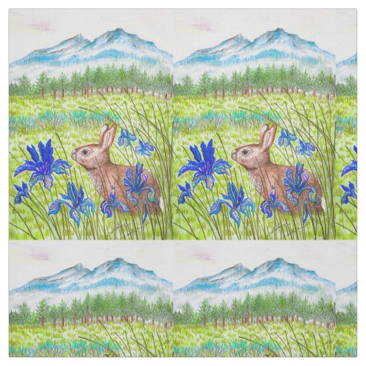 Bunny Iris Fields Stof (Swatch)
