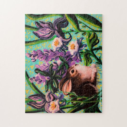 Bunny is Iris Puzzle Legpuzzel (Verticaal)