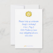bunny jarig uitnodiging (Achterkant)