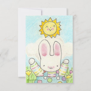 bunny jarig uitnodiging
