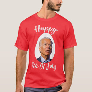 Bunny Joe Biden paaspastoor, 4 juli grappig gebak T-shirt