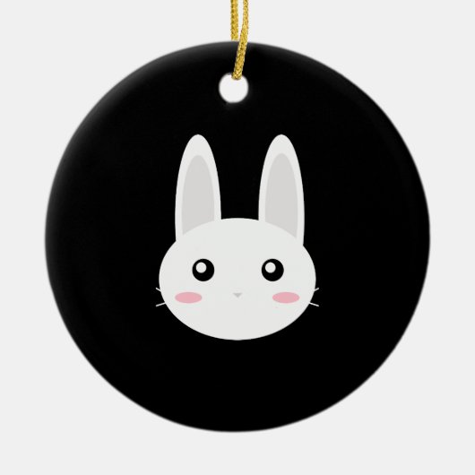 Bunny Keramisch Ornament (Voorkant)