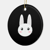 Bunny Keramisch Ornament (Links)