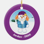 Bunny Keramisch Ornament (Achterkant)