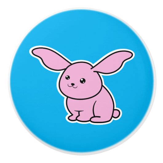 Bunny Keramische Knop (Voorkant)