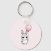 Bunny key Chain, Any Name, Girl, Boy Kid Sleutelhanger (Achterkant)