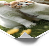 Bunny Kitten Puppy Meadow Wall Art Decor Poster (Hoek)