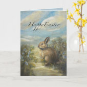 Bunny Lane EASTER 5 x 7" Kaart (Gele Bloem)