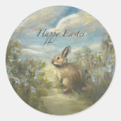 Bunny Lane EASTER Ronde Sticker (Voorkant)