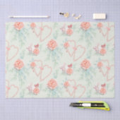 Bunny Love and Rozen Waterverf Tissue Paper Tissuepapier (Craft)
