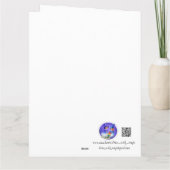 Bunny Love Ballons Carte de remerciements (Dos)