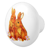 Bunny Love Keramische Knop (Rechts)