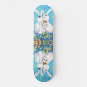 Bunny Love Skateboard - Hug