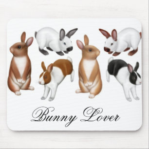 Bunny Lover Mousepad Muismat