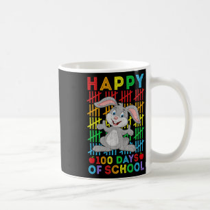 Bunny Lovers Leraar Student Happy 100 dagen van de Koffiemok
