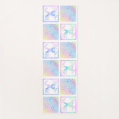 Bunny Magic Square Design Yoga Mat (Voorkant)