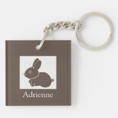 Bunny mama sleutelhanger (Achterkant)