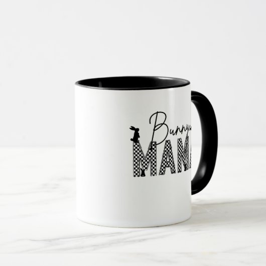 Bunny Mama tasse de café (Devant droit)