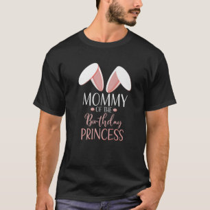 Bunny mama van de Birthday prinses Matching Fami T-shirt
