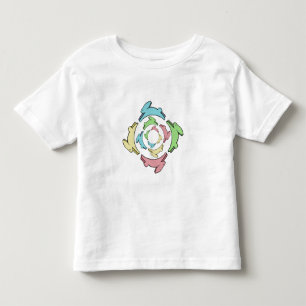Bunny Mandala in vier pasteelkleuren Kinder Shirts