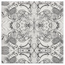 Bunny Mandala Pattern Stof