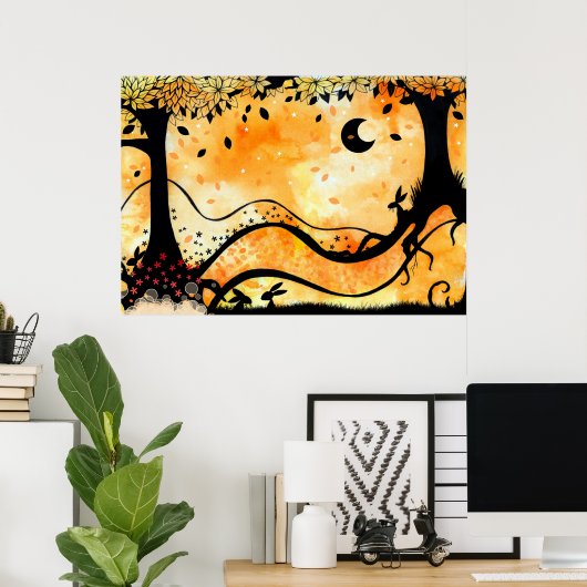 Bunny McGee - poster afdrukken (Thuiskantoor)