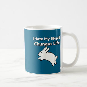 Bunny Meme Ik Haat Mijn Stud Chungus Leven Koffiemok