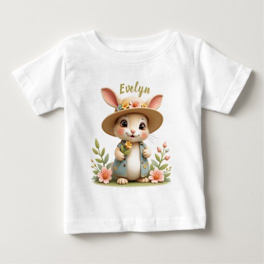 Bunny met bloemen (Voorkant)