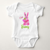 Bunny met bloemen romper (Voorkant)