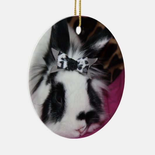 Bunny met Bow Ornament (Rechts)