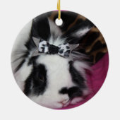 Bunny met Bow Ornament (Achterkant)